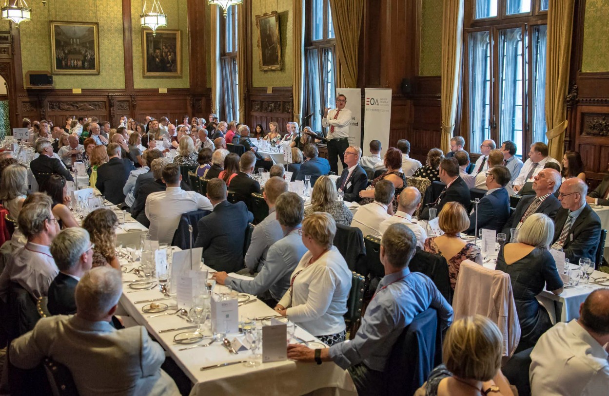 Corporate conference photography — business dinner at a London venue