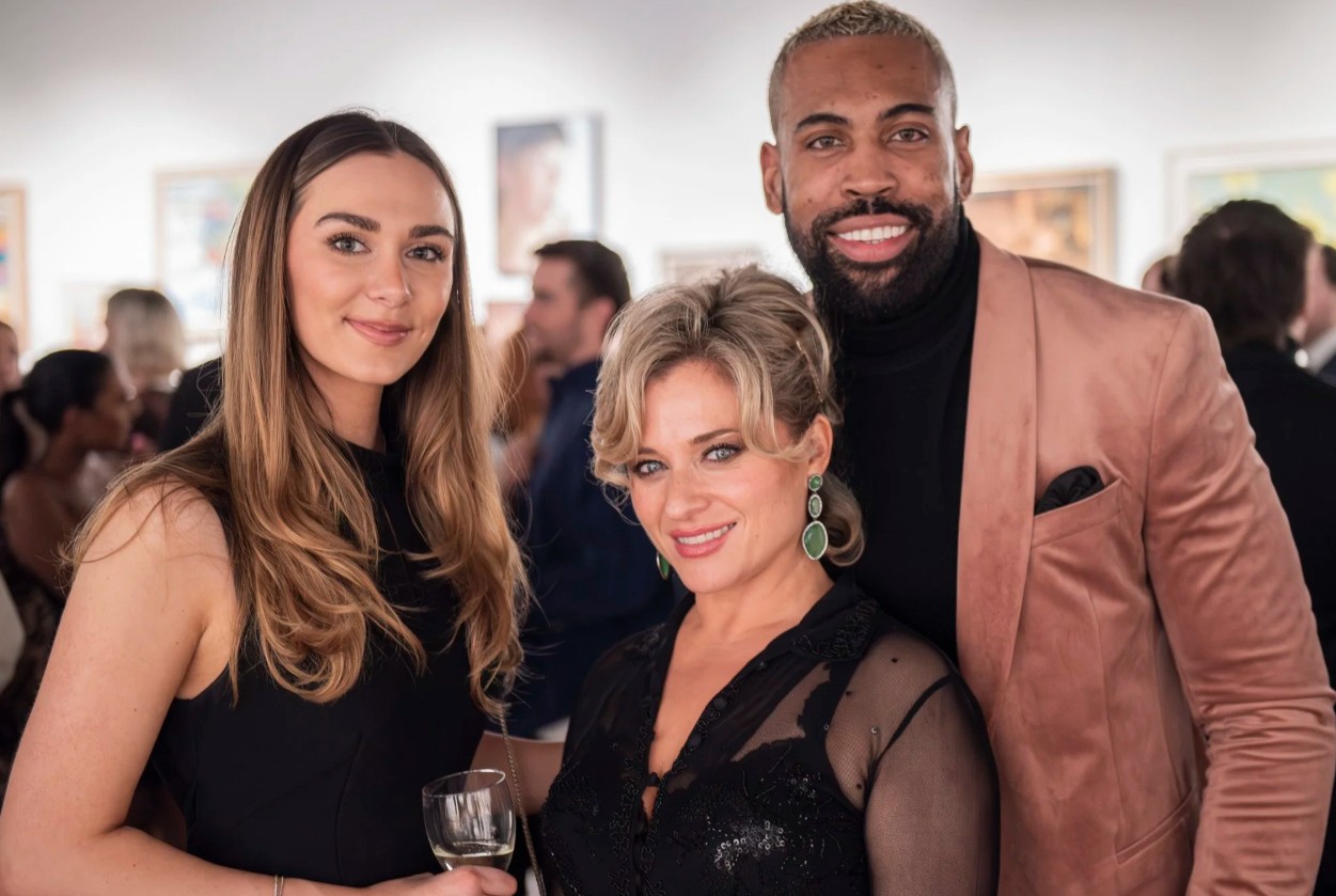 Corporate event photography — guests at a London gala evening