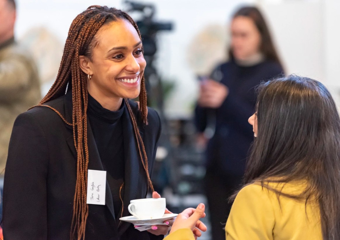 Corporate event photography — delegate networking at a London business event