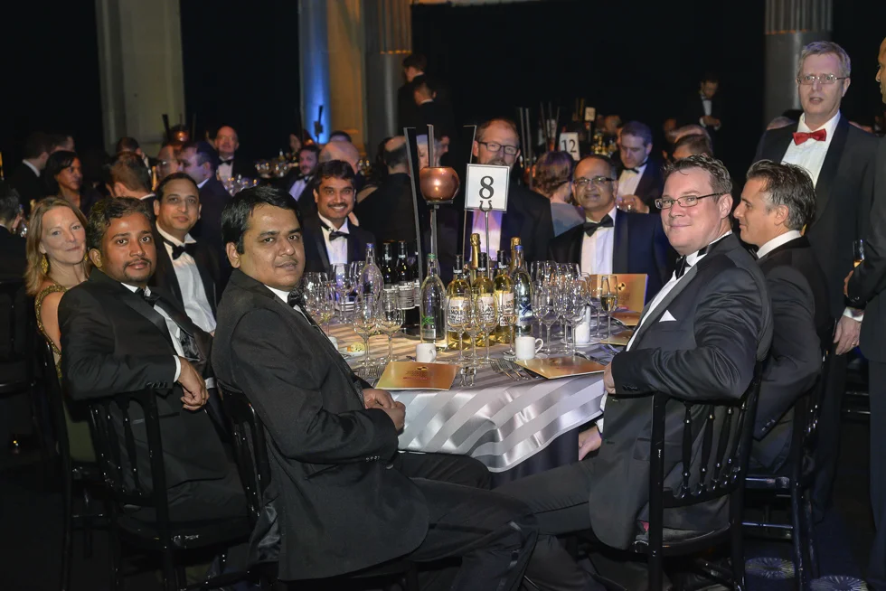 Corporate awards dinner photography London — software industry awards event
