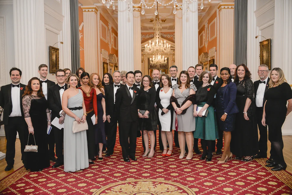 Corporate event banquet photography at Mansion House London